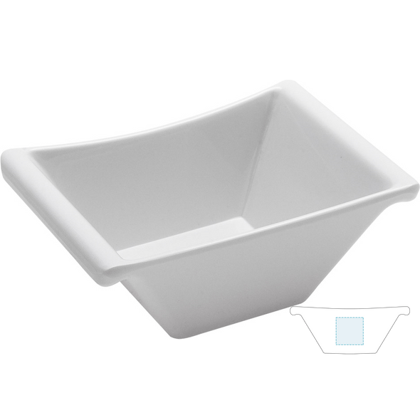 White Melamine Containers